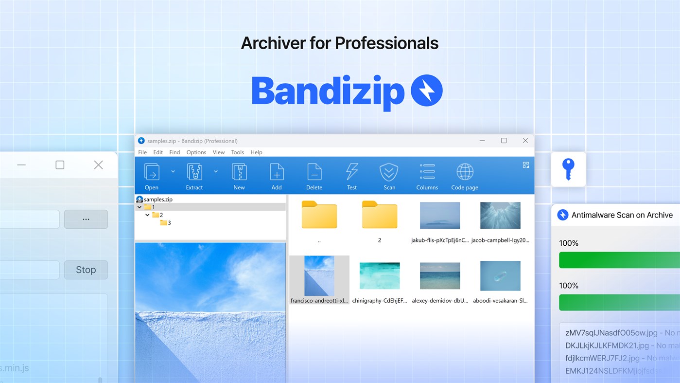 #1. Bandizip (Windows) 由: Bandisoft