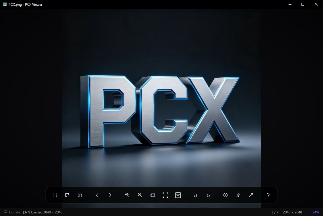 PCX Image Viewer screenshot