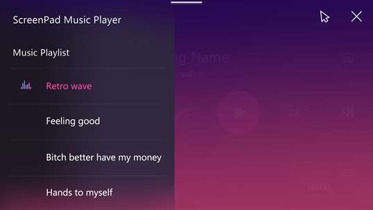 ScreenPad Music Player screenshot 4