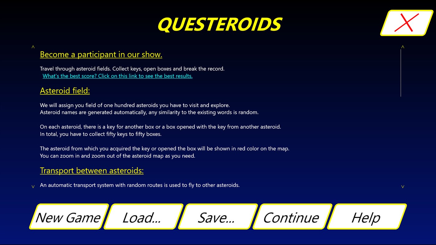 #4. Questeroids (Windows) 由: Jiří Blaščok