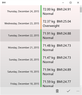 Body Mass Index - BMI screenshot 2