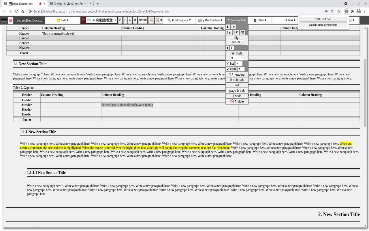 ConstEdit Word Processor