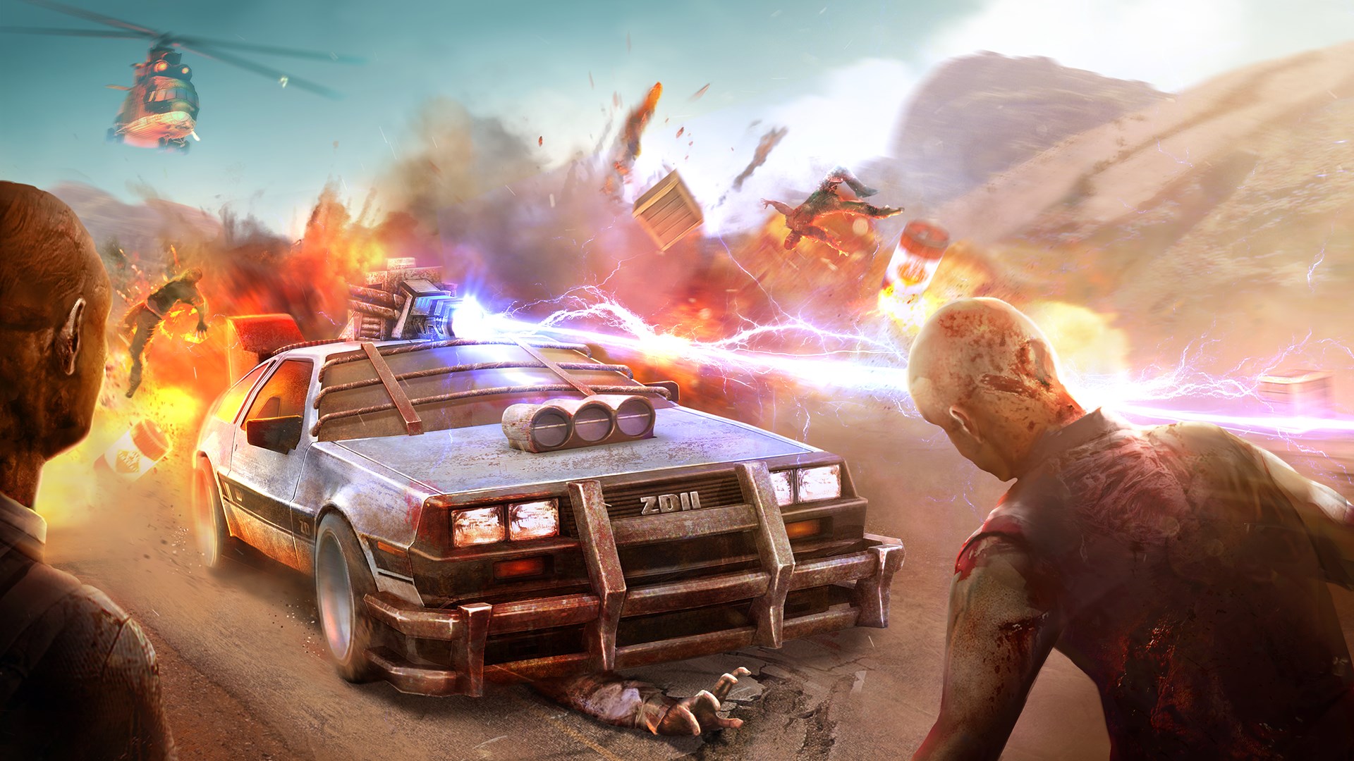 Геймплей Zombie Derby 2