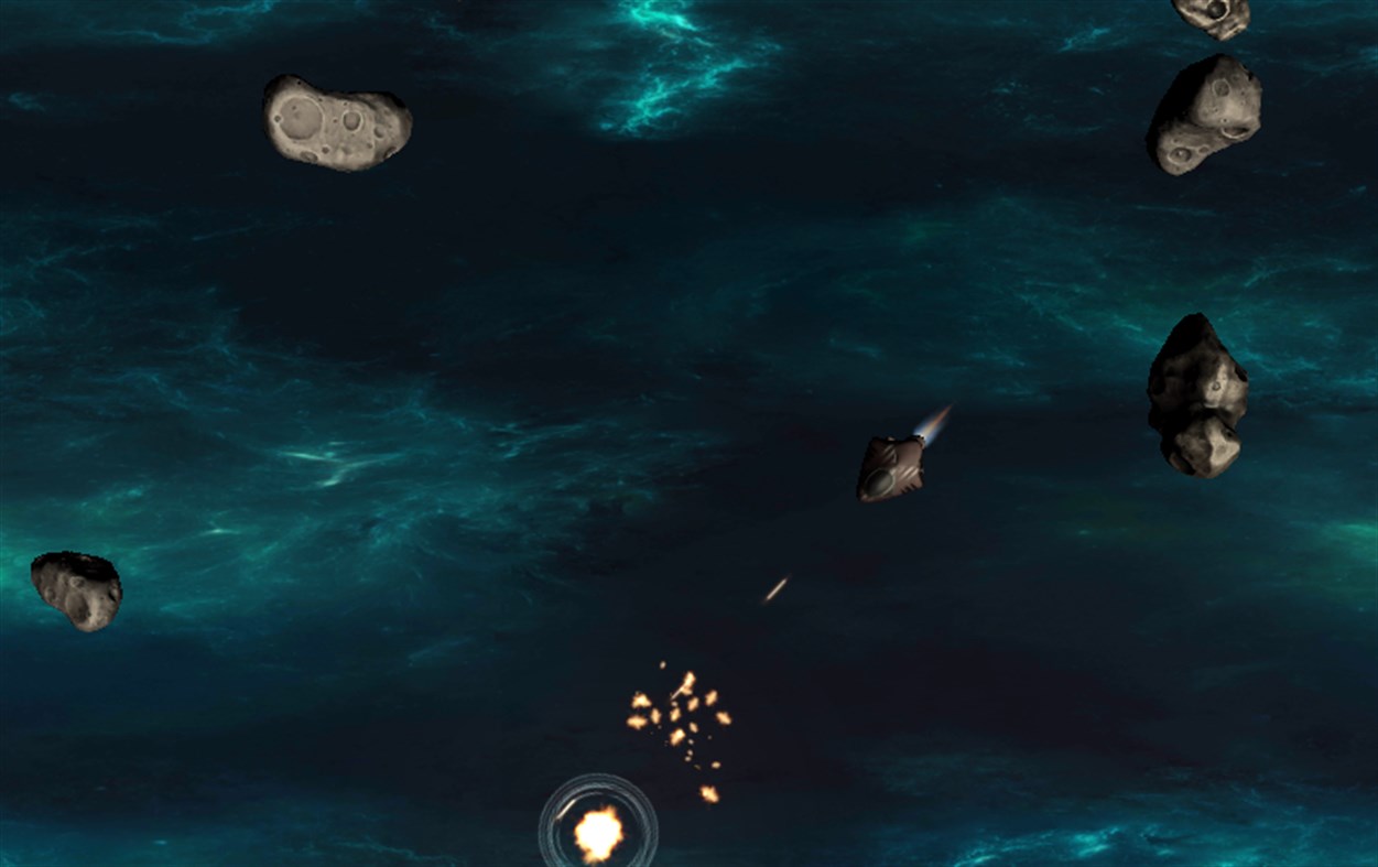 #4. Space Survival - rain of asteroids (Windows) 由: AP-Games
