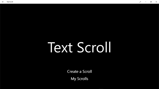 Text Scroll screenshot 1