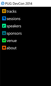 PUG DevCon 2014 screenshot 1