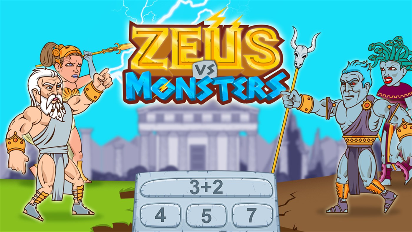 #5. Zeus vs Monsters: Math Game - School Edition (Windows) 来自: PEAKSEL D.O.O. NIŠ