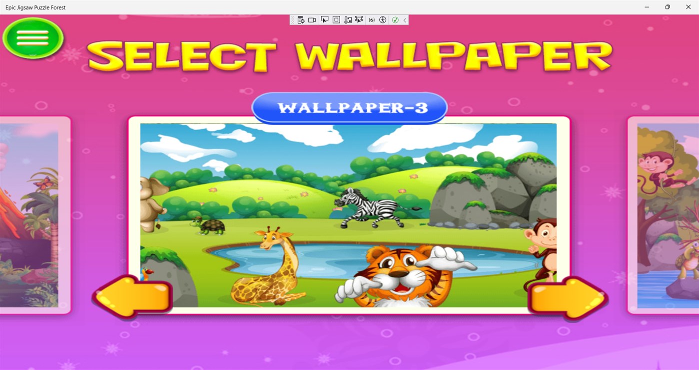 #3. Epic Jigsaw Puzzle Forest (Windows) 由: Kishan Ghaghada