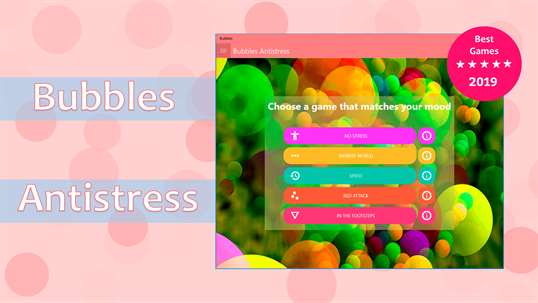 Bubbles Game Antistress screenshot 1
