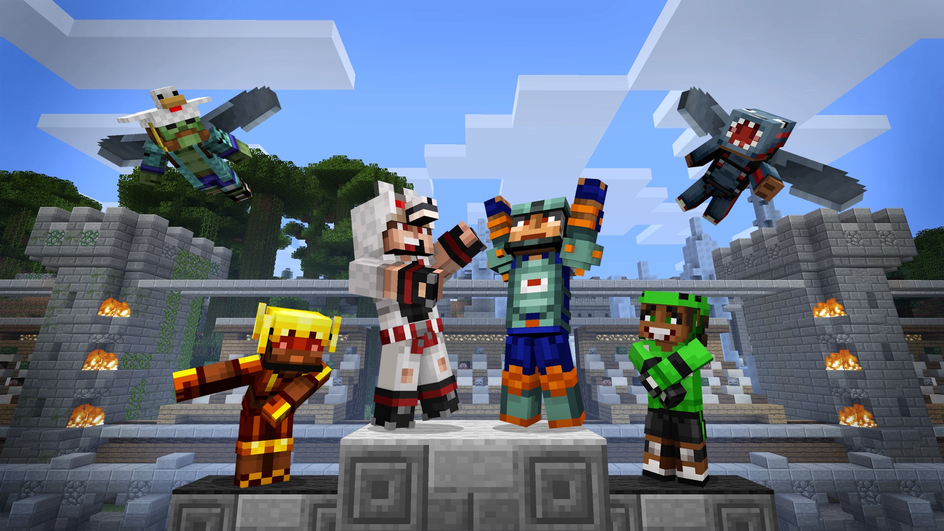 Buy Minecraft Mini Game Masters Skin Pack Microsoft Store