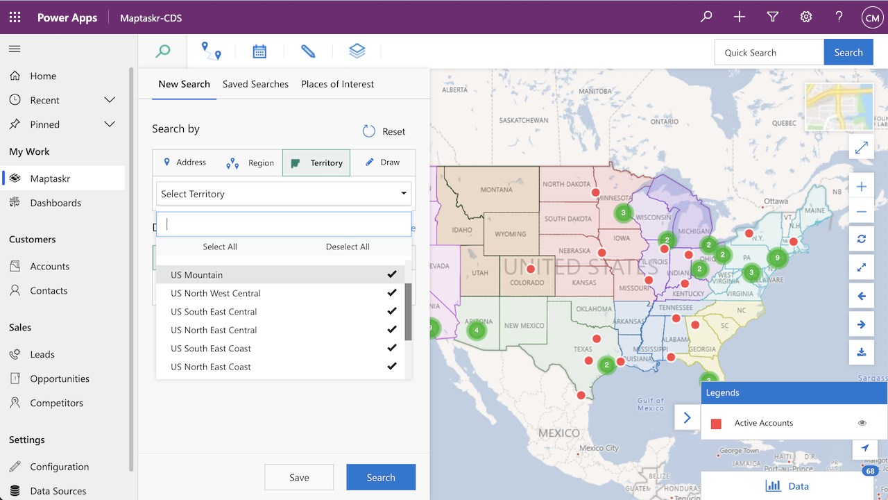 Snapshot 3 of Maptaskr for Power Apps Premium