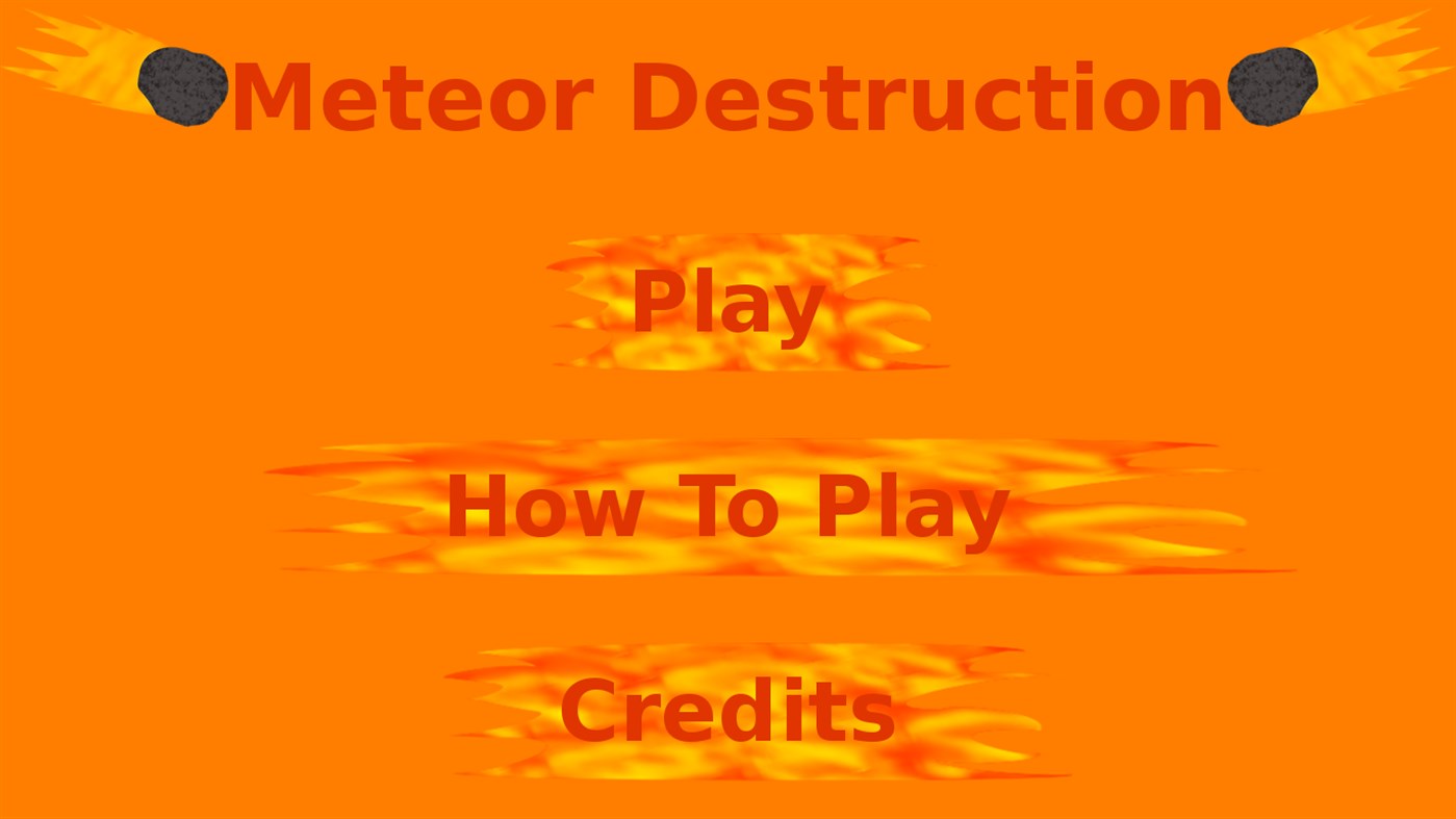 #1. Meteor Destruction (Windows) 来自: Tony Liang Productions