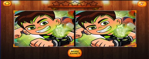 Ben 10 Difference Game marquee promo image