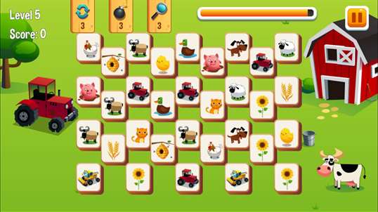 Farm Mahjong Solitaire screenshot 2