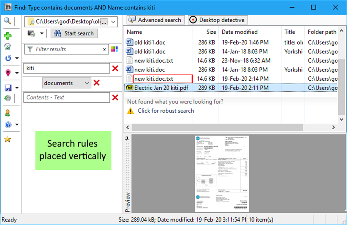 #4. DeskRule - desktop search engine (Windows) By: ZabKat