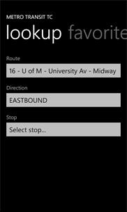 Metro Transit TC screenshot 1