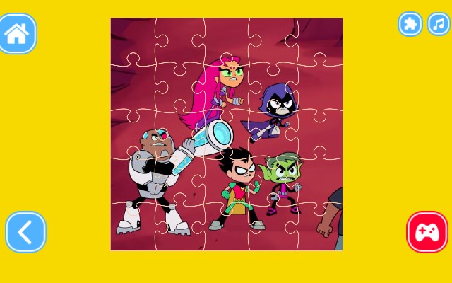 Teen Titans Go Jigsaw Puzzle Game