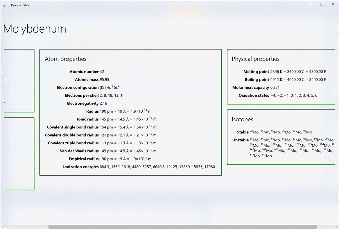 #5. Periodic Table of Elements - Premium Edition (Windows) Με: Escogitare