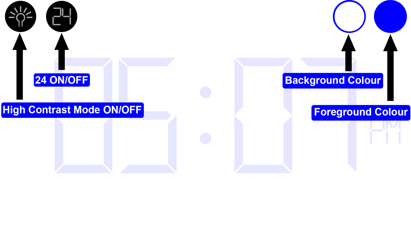 #5. Digital Wall Clock (Windows) Göre: woomar