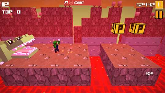 Funny Run: Blocky Adventures in 3D screenshot 1