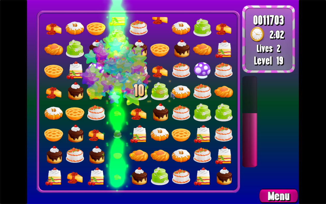 #2. Cake Match Puzzle (Windows) Podle: BovioSoft