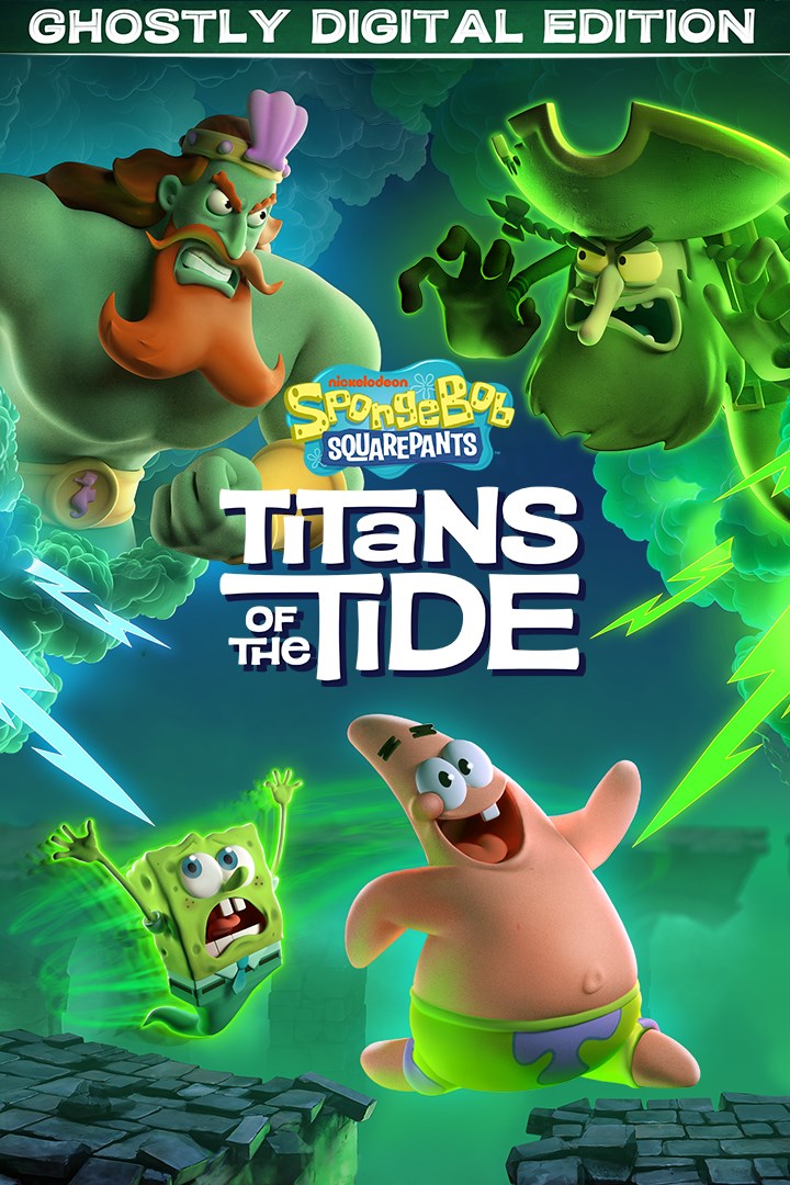 Box shot of SpongeBob SquarePants: Titans of the Tide - Ghostly Digital Edition