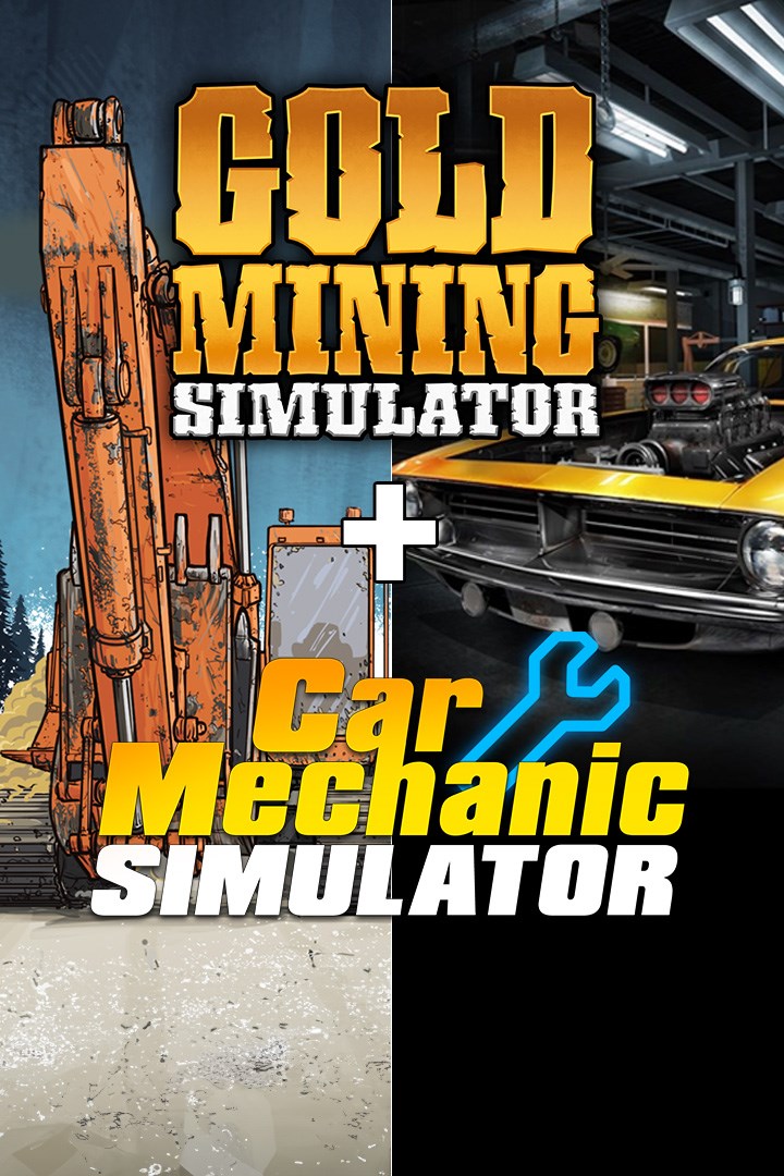 Simulator Pack: Car Mechanic Simulator and Gold Mining Simulator (DOUBLE BUNDLE) image