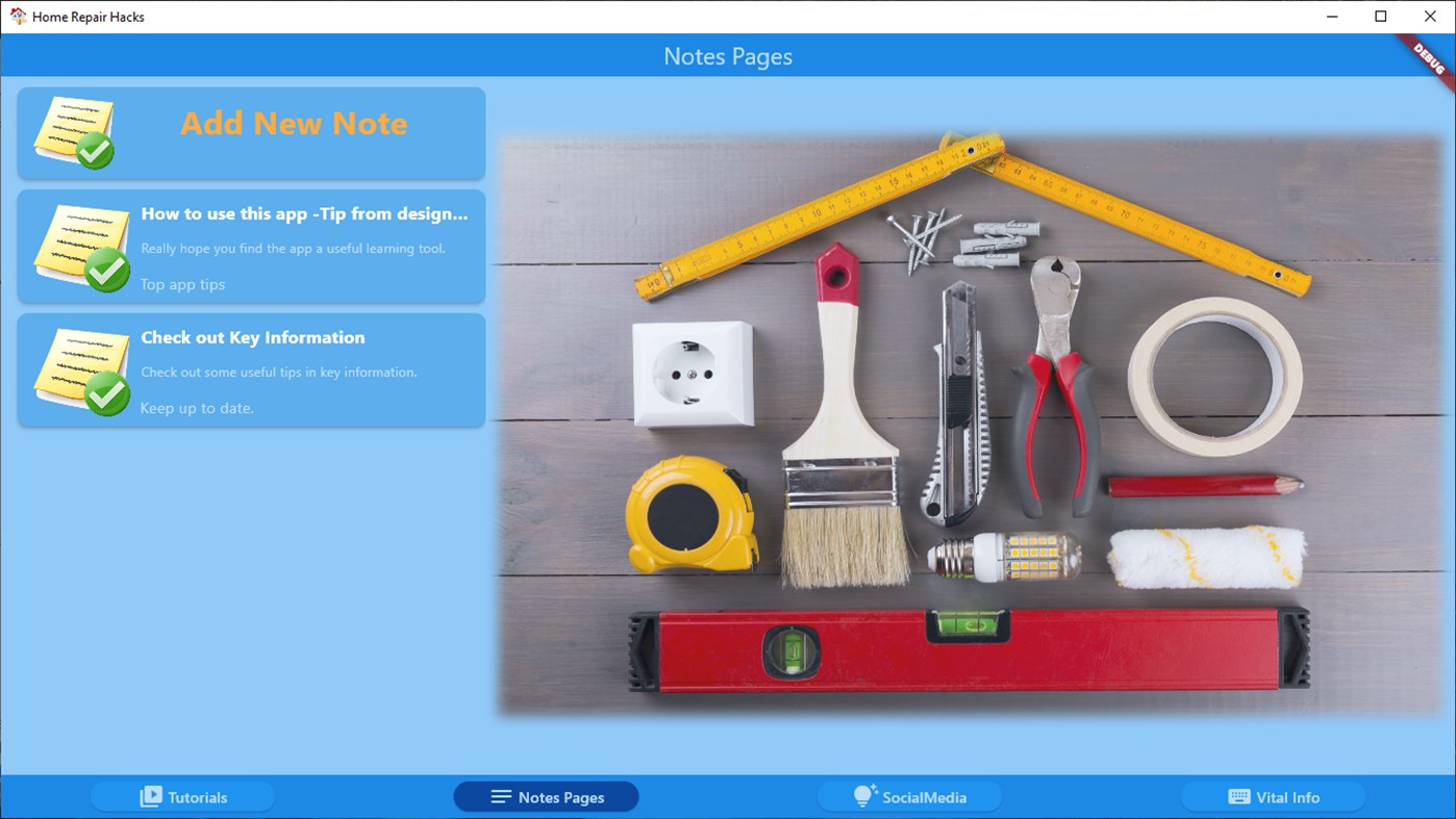 #5. Home Repair Hacks (Windows) Göre: Crafty Crafting Apps