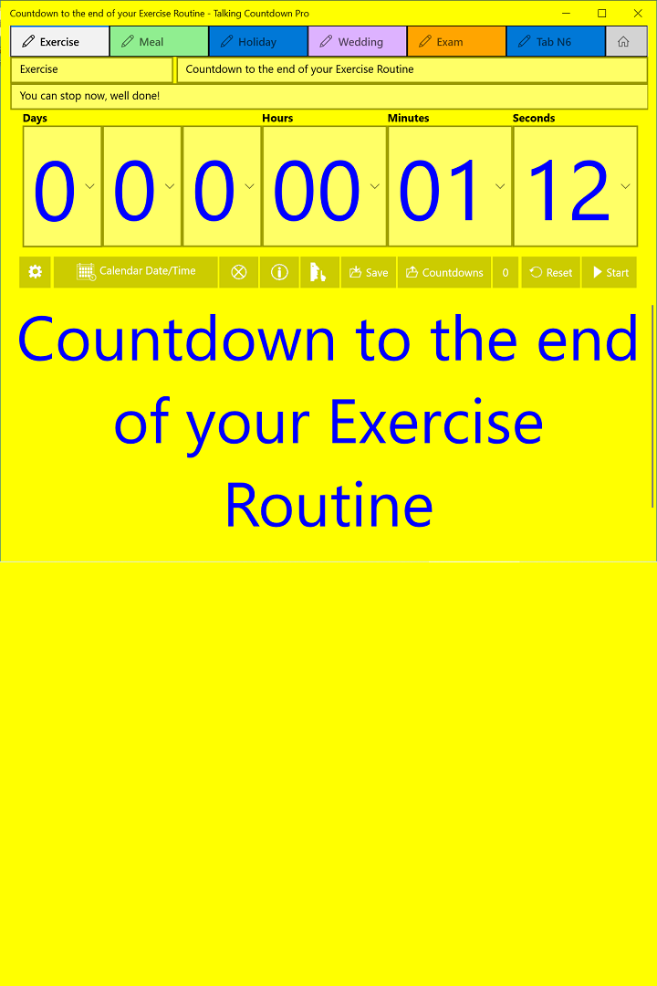 Talking Countdown Pro