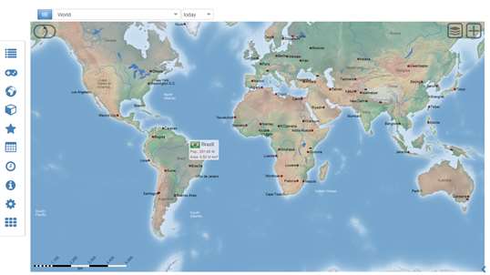 World Atlas & Quiz MxGeo Free screenshot 1