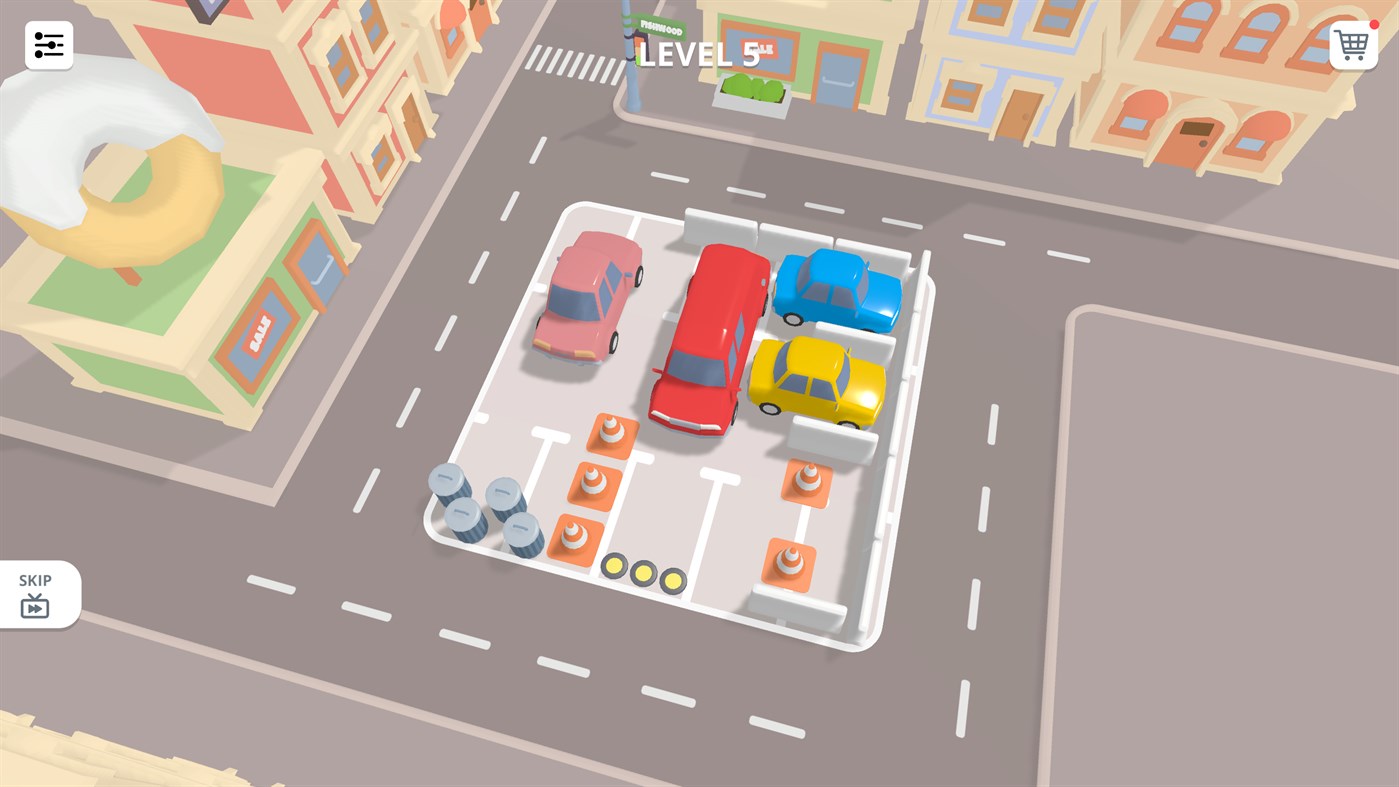 #3. Parking Jam (Windows) By: Super Casual Game Studio