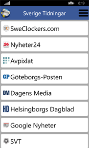 Swedish News screenshot 2