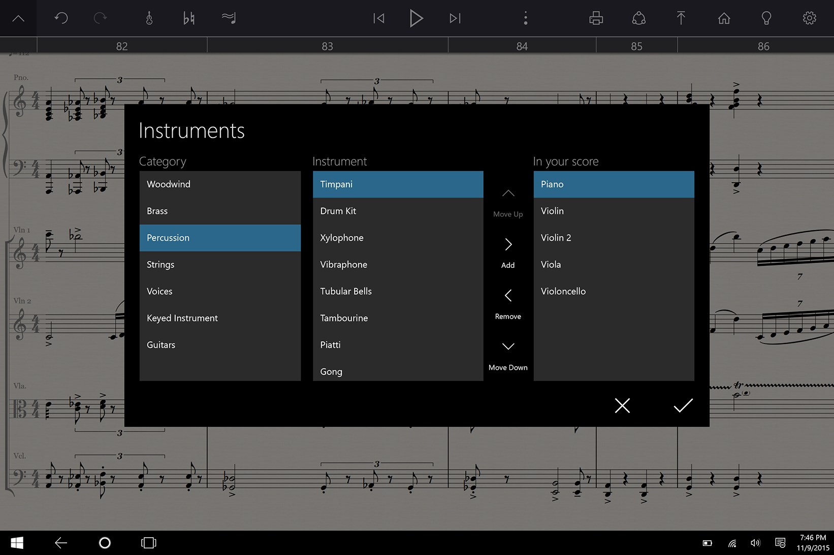 StaffPad for Windows 10