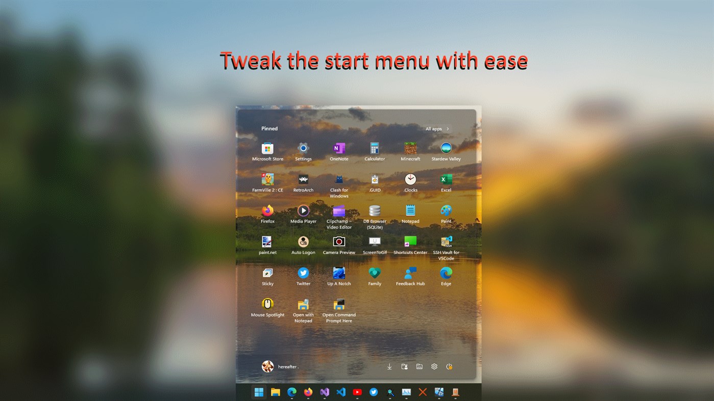 #1. Power Start Menu (Windows) Av: Hereafter2