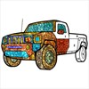 Cars Glitter Color by Number - Vehicles Coloring Book