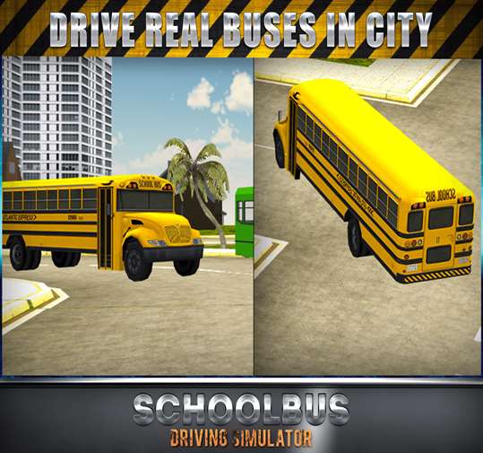 Schoolbus Driving Simulator screenshot 1
