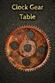 Clock Gear Table - Black Spades