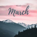 Hello March Theme Wallpaper New Tab