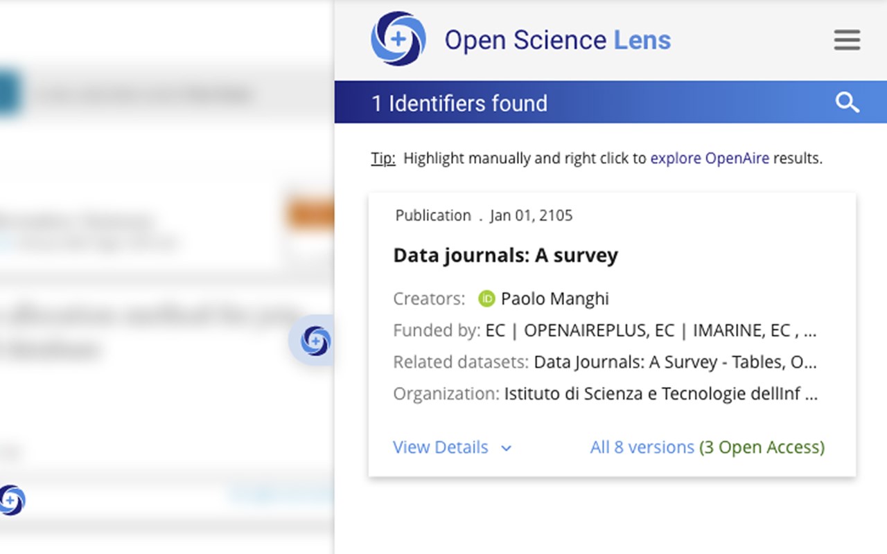 Open Science Lens