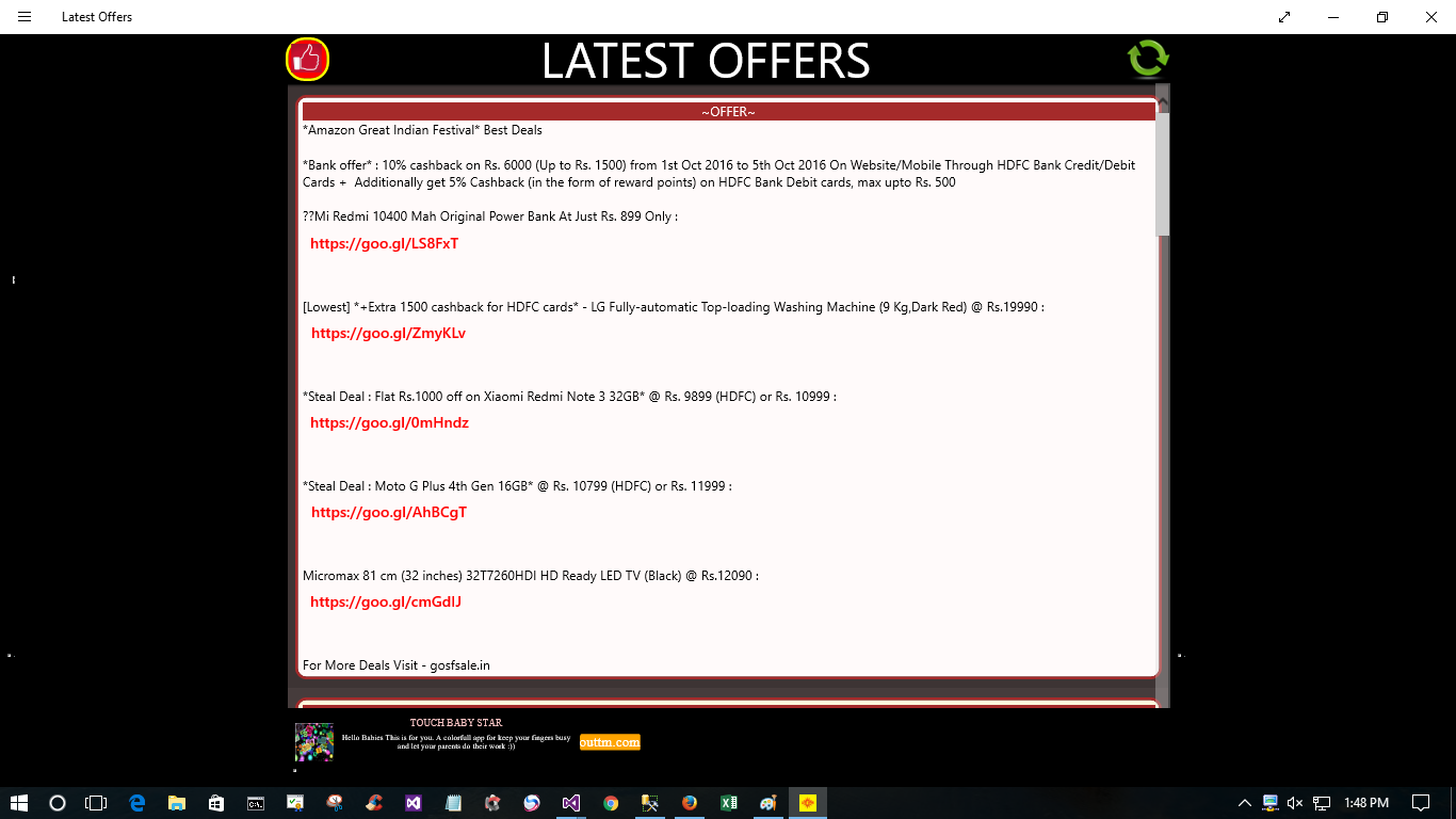 Latest offers