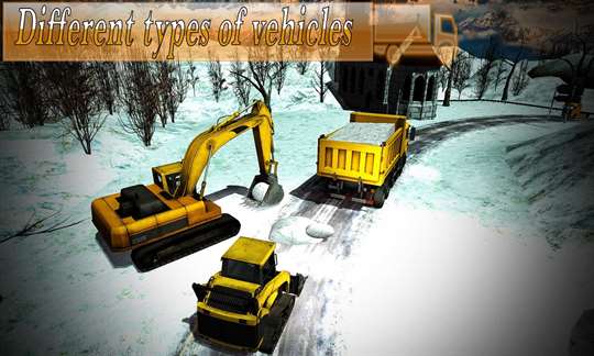 Heavy Snow Excavator: Blower & Truck Driving screenshot 3