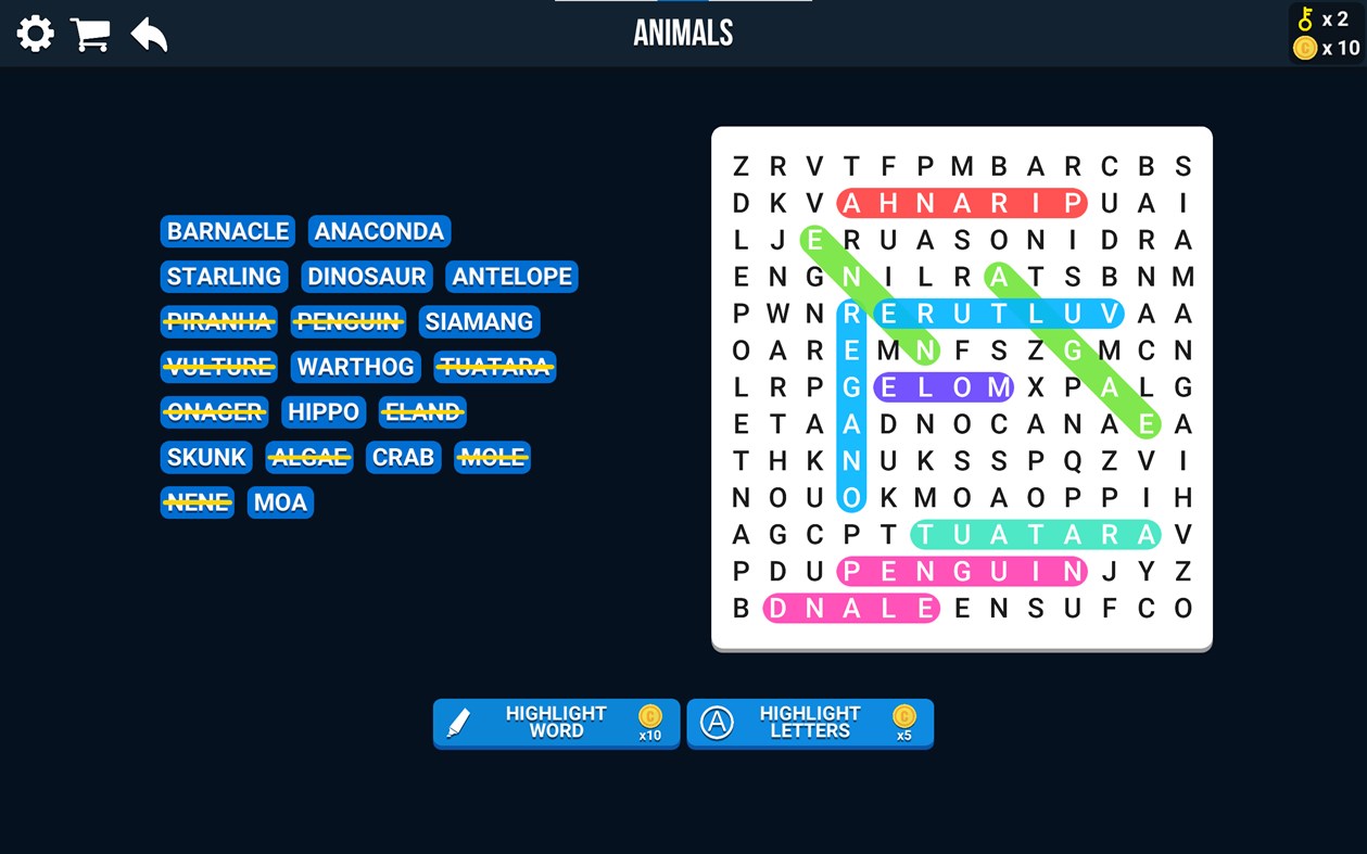 #1. Word Search INFINITE+ : PC & XBOX (Xbox) Ved: NovaSoftwares