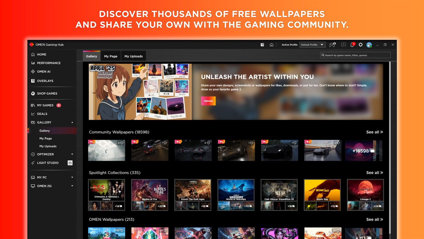 #7. OMEN Gaming Hub (Windows) 게시자: HP Inc.