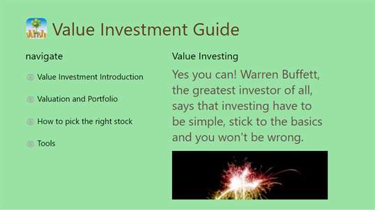 Stock Market Value Investment Guide screenshot 1