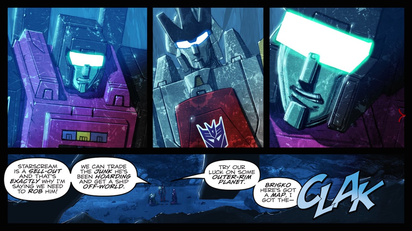 Screenshot: Interior page