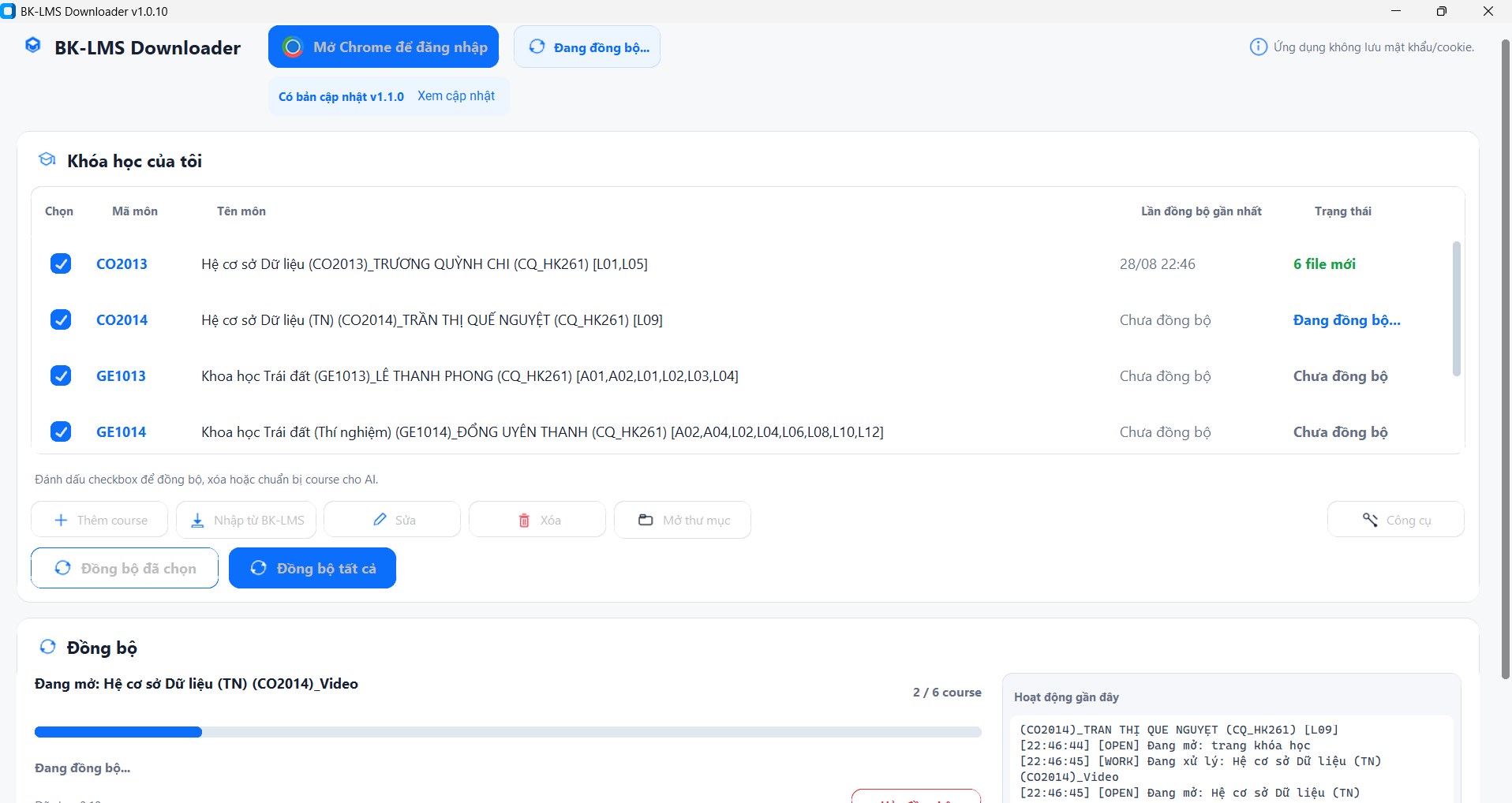 BK-LMS Downloader screenshot