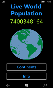 Live World Population screenshot 1