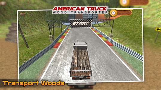American Truck Wood Transporter - Cargo Truck screenshot 2