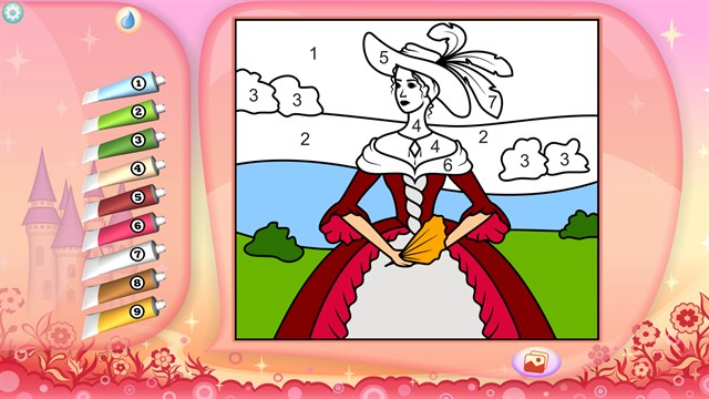 Pretty Princess Coloring Book + screenshot 3