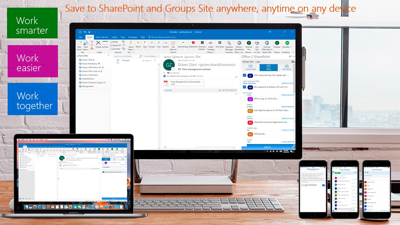 Snapshot 5 of Office2SharePoint for Outlook & Office